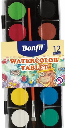 New SUPER OFERTA **50%** Set 12 Acuarelas Niños Niños Y Regalos