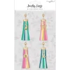 Online SUPER OFERTA **40%** Set 4 Borlas Garden Party Maggie Holmes Telas, Sedas Y Fieltro
