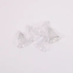 Sale SUPER OFERTA **40%** Set 5 Campanillas Transparentes Plástico Porexpán, Celulosa Y Plástico