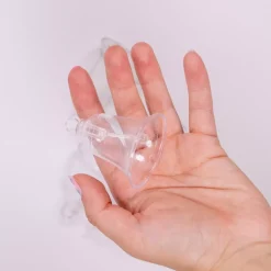 Sale SUPER OFERTA **40%** Set 5 Campanillas Transparentes Plástico Porexpán, Celulosa Y Plástico