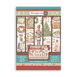 Clearance SUPER OFERTA **30%** Set 8 hojas de Washi tape The Nutcracker Papeles