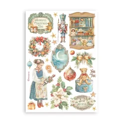 Clearance SUPER OFERTA **30%** Set 8 hojas de Washi tape The Nutcracker Papeles