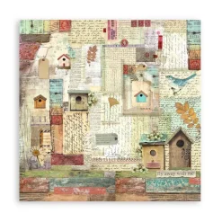 Online SUPER OFERTA **30%** Set 4 hojas de tela Fabric Garden 30x30cm Papeles