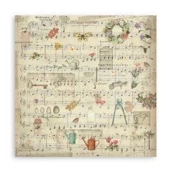 Online SUPER OFERTA **30%** Set 4 hojas de tela Fabric Garden 30x30cm Papeles