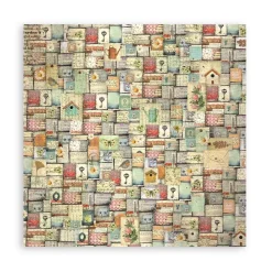 Online SUPER OFERTA **30%** Set 4 hojas de tela Fabric Garden 30x30cm Papeles