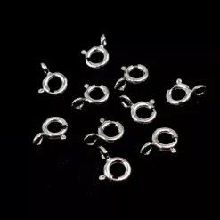 Best SUPER OFERTA **40%** Set 12 mosquetones plata circulares 1cm Bisutería