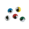 Best SUPER OFERTA **40%** Set 10 Ojos Movibles Redondos 5 Colores 15mm Goma Eva Fofuchas