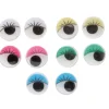 Best SUPER OFERTA **40%** Set 100 Ojos Movibles Redondos 5 Colores 12mm Goma Eva Fofuchas