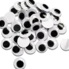 Clearance SUPER OFERTA **40%** Set 33 Ojos Movibles Redondos 10mm Goma Eva Fofuchas