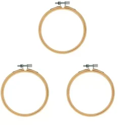 Sale SUPER OFERTA **40%** Set de 3 Bastidores de Madera para Bordar Maderas