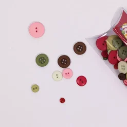 Best SUPER OFERTA **40%** Set de 60 Botones Multicolor Telas, Sedas Y Fieltro