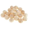 SUPER OFERTA **40%** Set de 20 Cuentas de Madera 25mm Bisutería