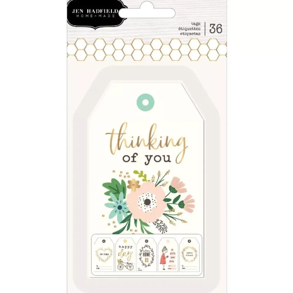 Outlet SUPER OFERTA **50%** Set de 36 tags Along The Way Jen Hadfield Navidad