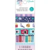 SUPER OFERTA **40%** Set de 6 washi tapes Sparkle City Shimelle Decoupage