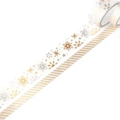 Best SUPER OFERTA **40%** Set de 2 washi tapes Snowflake Recollections Decoupage