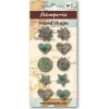 Sale SUPER OFERTA **40%** Set de Botones de Madera Multicolor Telas, Sedas Y Fieltro