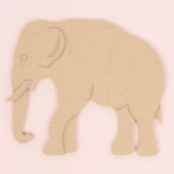Online SUPER OFERTA **40%** Silueta de Madera Elefante 14x15cm Maderas