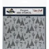 New SUPER OFERTA **30%** Stencil Desert Scene Echo Park 15x15cm Plantillas