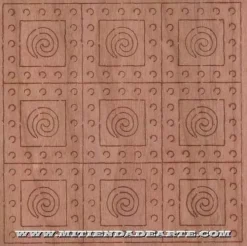 Best SUPER OFERTA **40%** Taracea para marquetería 6804 cuadrado con espiral Maquetas Y Modelismo