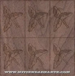 Clearance SUPER OFERTA **40%** Taracea para marquetería 6105 Flor de Edelweiss - Maquetas Y Modelismo