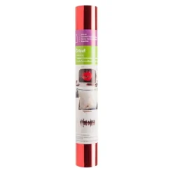 Outlet SUPER OFERTA **40%** Vinilo Iron On Termotransferible Foil Rojo 30x60cm Silhouette