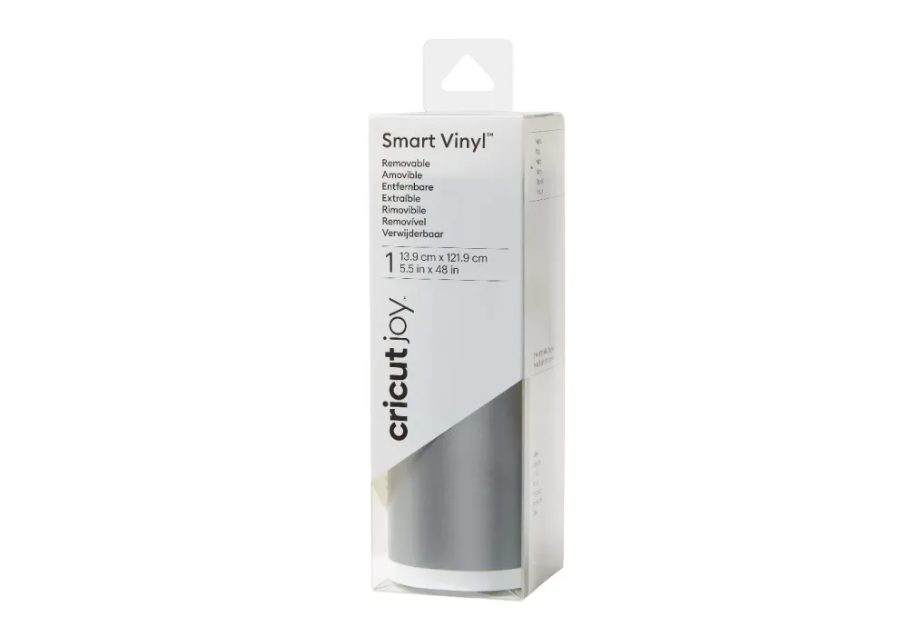 Outlet SUPER OFERTA **40%** Vinilo Smart Removible Plateado Joy 13x120cm Silhouette