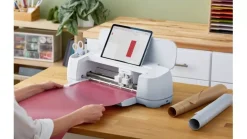 Hot SUPER OFERTA **40%** Vinilo Smart Iron On Termotransferible Glitter Rojo Maker 3/Explore 3 33x90cm Silhouette