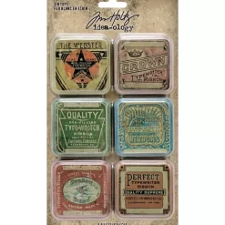 Hot Tapas Metálicas Tin Tops Idea-Ology Tim Holtz Organización