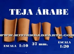 Teja árabe de cerámica Maquetas Y Modelismo