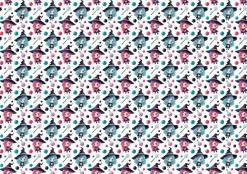 Hot Tela de Encuadernar Brujitas 70x50cm Telas, Sedas Y Fieltro