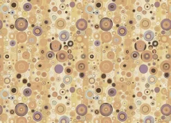 Sale Tela de Encuadernar Circles Abstract Art 70x50cm Telas, Sedas Y Fieltro
