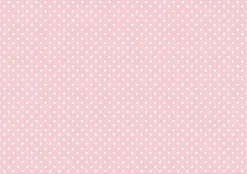 Outlet Tela de Encuadernar Corazón Blanco Rosa Bebé 70x50cm Telas, Sedas Y Fieltro