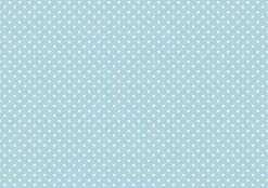 Outlet Tela de Encuadernar Corazón Blanco Azul Bebé 70x50cm Telas, Sedas Y Fieltro