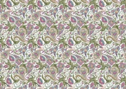 Clearance Tela de Encuadernar Green Parsley 70x50cm Telas, Sedas Y Fieltro