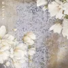 Tela de Encuadernar Magnolias II La Vie en Fleurs 70x50cm Telas, Sedas Y Fieltro