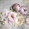 New Tela de Encuadernar Peonies IV La Vie en Fleurs 70x50cm Telas, Sedas Y Fieltro