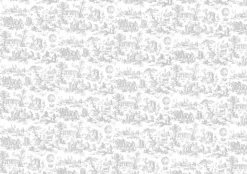 Best Tela de Encuadernar Toile de Jouy Globos 70x50cm Telas, Sedas Y Fieltro