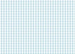 Clearance Tela de Encuadernar Vichy Azul Bebé 70x50cm Telas, Sedas Y Fieltro