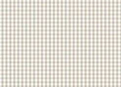 Hot Tela de Encuadernar Vichy Tierra 70x50cm Telas, Sedas Y Fieltro