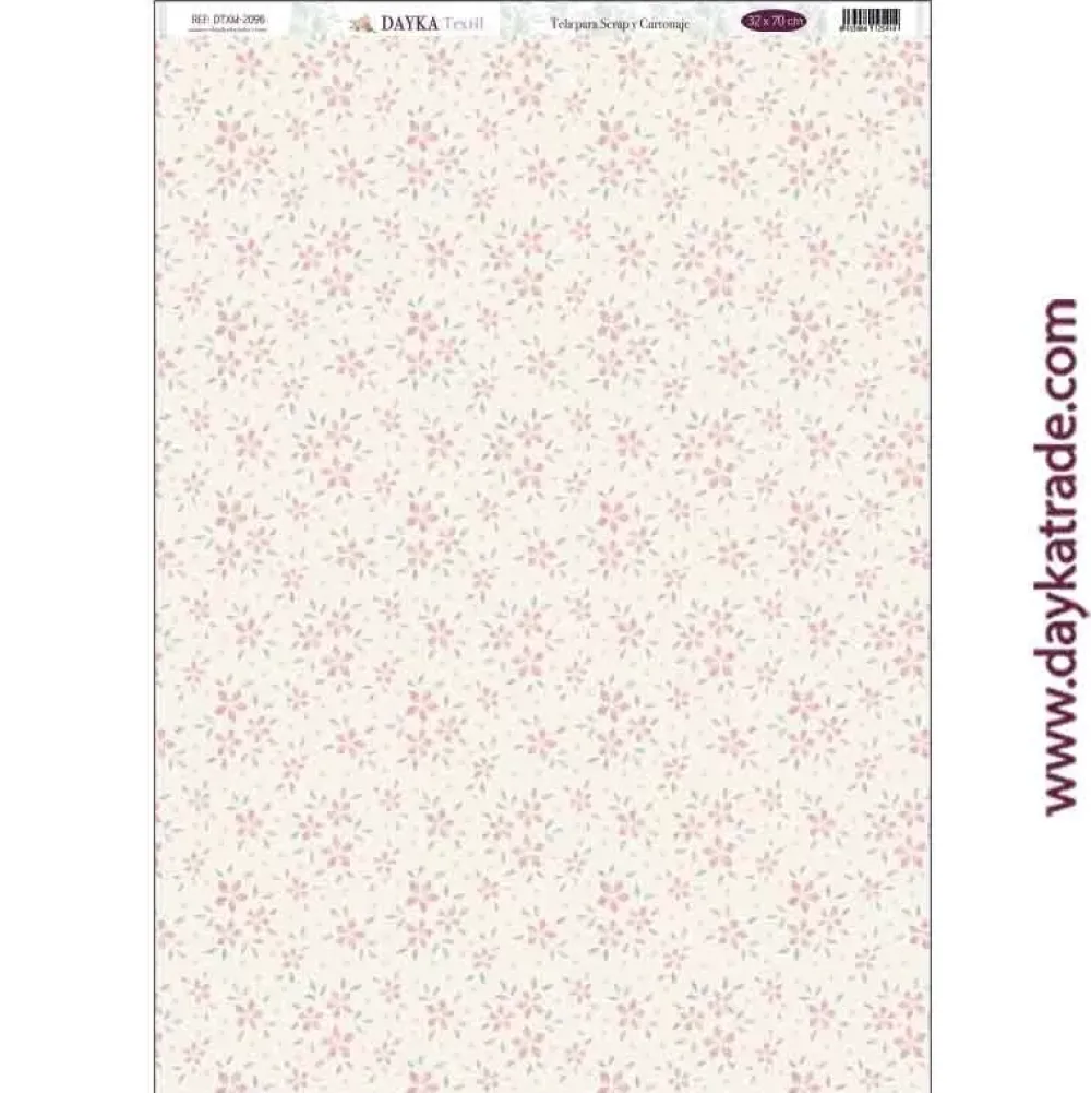 Tela DTXM-2096 Flores En Comunión con la Naturaleza 32x70cm Telas, Sedas Y Fieltro