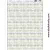 Best Tela DTXM-2105 Geométrico En Comunión con la Naturaleza 32x70cm Telas, Sedas Y Fieltro