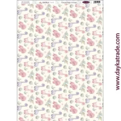 Hot Tela DTXM-2087 Patrón Dinosaurios Puro Amor Rosas Dayka 33x70cm Telas, Sedas Y Fieltro