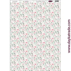 Discount Tela DTXM-2084 Patrón Flores Puro Amor Rosas Dayka 30X70cm Telas, Sedas Y Fieltro