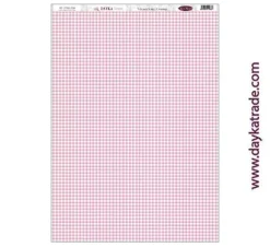 Discount Tela DTXM-2014 Patrón Fondo Cuadros Rosa Dayka 33x70cm Telas, Sedas Y Fieltro