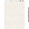 Hot Tela DTXM-2031 Patrón Fondo Floral Beige Bendiciones Dayka 33x70cm Telas, Sedas Y Fieltro