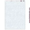 Best Tela DTXM-2030 Patrón Fondo Floral Azul Bendiciones Dayka 33x70cm Telas, Sedas Y Fieltro