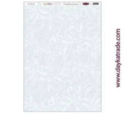 Best Tela DTXM-2030 Patrón Fondo Floral Azul Bendiciones Dayka 33x70cm Telas, Sedas Y Fieltro