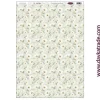 Discount Tela DTXM-2024 Patrón Fondo Flores Bendiciones Dayka 33x70cm Telas, Sedas Y Fieltro