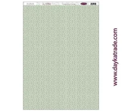 Sale Tela DTXM-2035 Patrón Fondo Geométrico Verde Bendiciones Dayka 33x70cm Telas, Sedas Y Fieltro