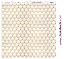 Tela DTXS-963 Capitoné Beige Dayka 30x30cm Telas, Sedas Y Fieltro